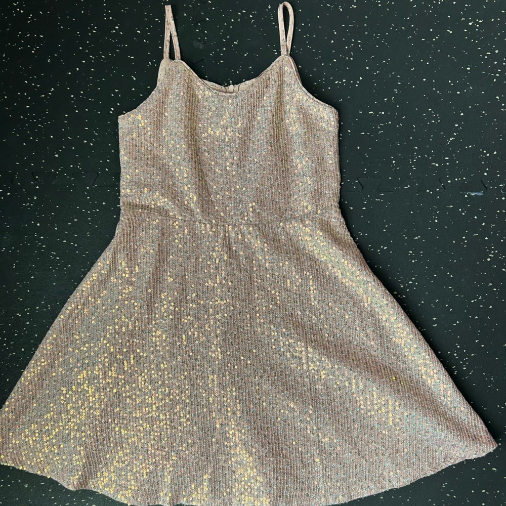 Zunie Shimmering Gold Dress